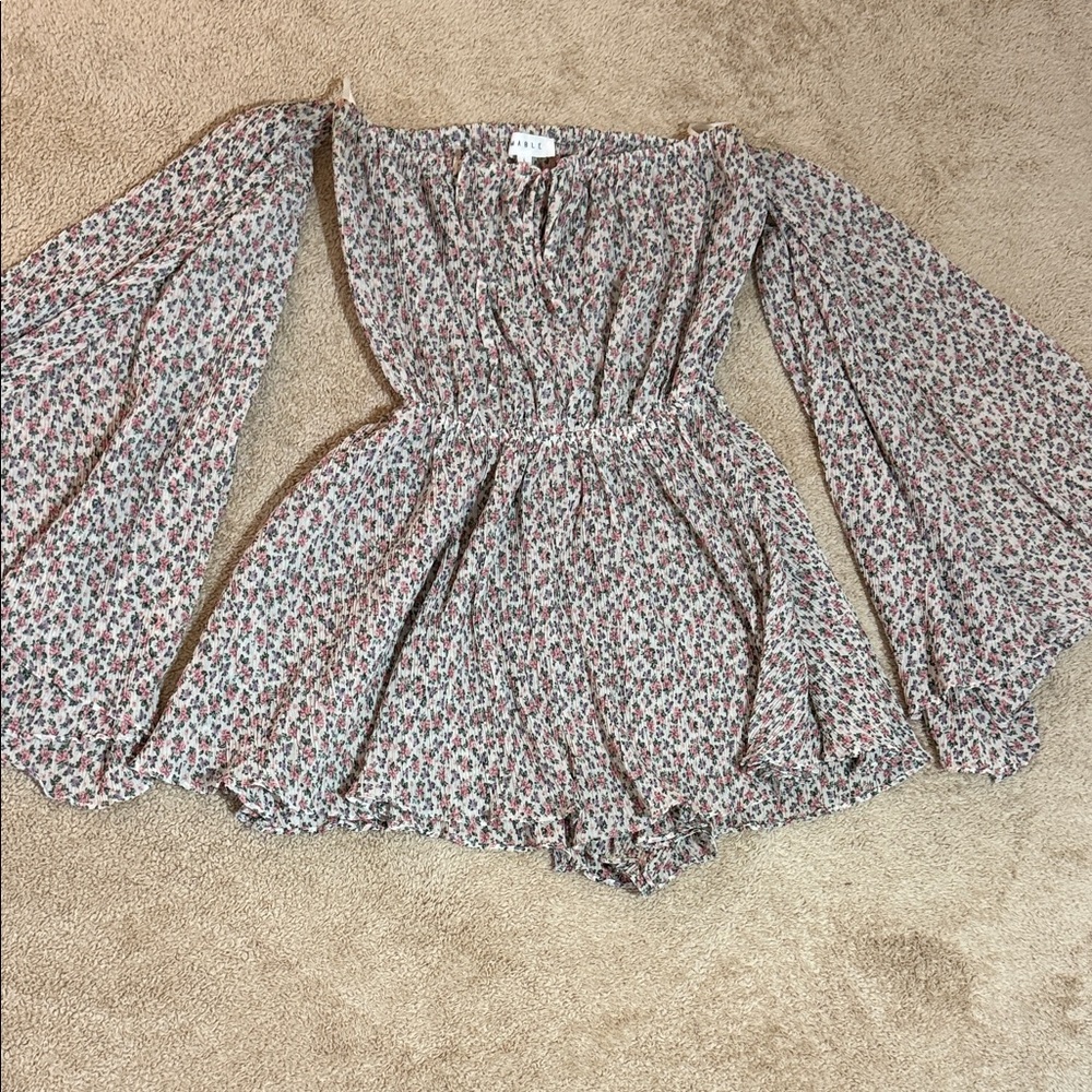 Floral Off-Shoulder Jumpsuit